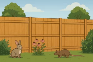 גדר עץ שעושה הכול: נראית מיליון דולר ומרחיקה מזיקים